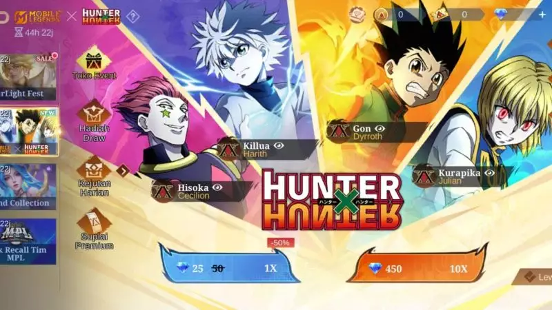 Inilah Alasan Saya Tidak Beli Skin Hunter x Hunter di Mobile Legends